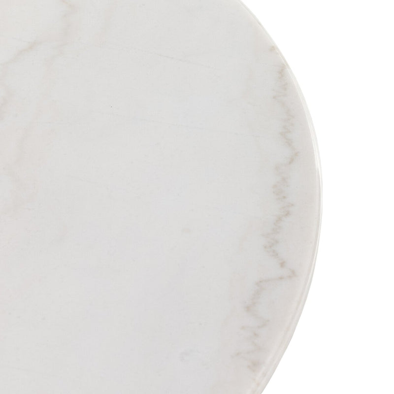 Caldwell Stone Coffee Table - White Marble