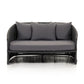 Porto Outdoor Daybed - Venao Charcoal