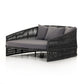 Porto Outdoor Daybed - Venao Charcoal