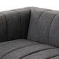 Langham Channeled Sofa - Saxon Charcoal