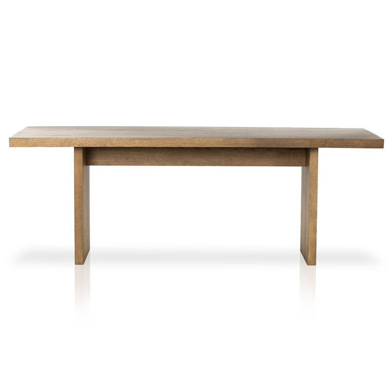 Eaton Dining Table - Amber Oak Resin