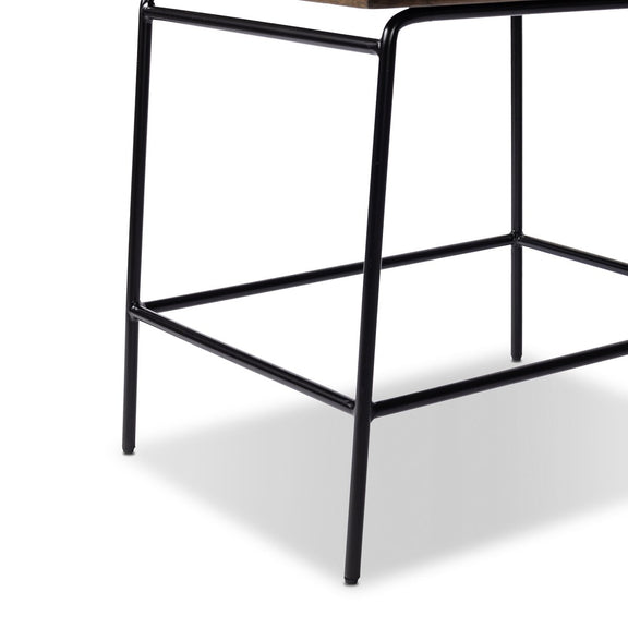 Crete Bar + Counter Stool - Landale Charcoal