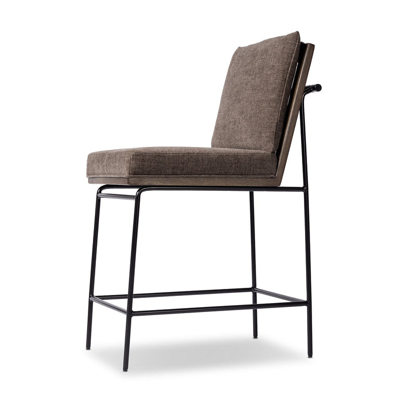 Crete Bar + Counter Stool - Landale Charcoal