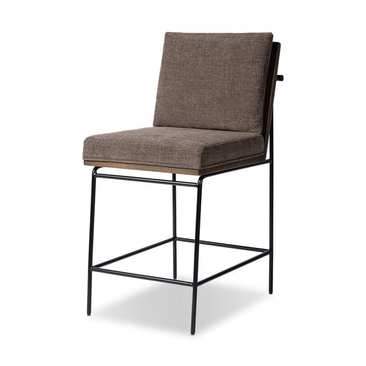 Crete Bar + Counter Stool - Landale Charcoal