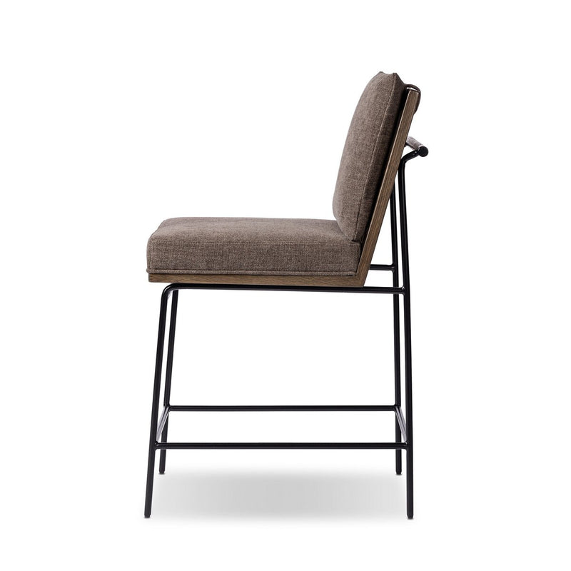 Crete Bar + Counter Stool - Landale Charcoal