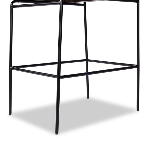 Crete Bar + Counter Stool - Landale Charcoal