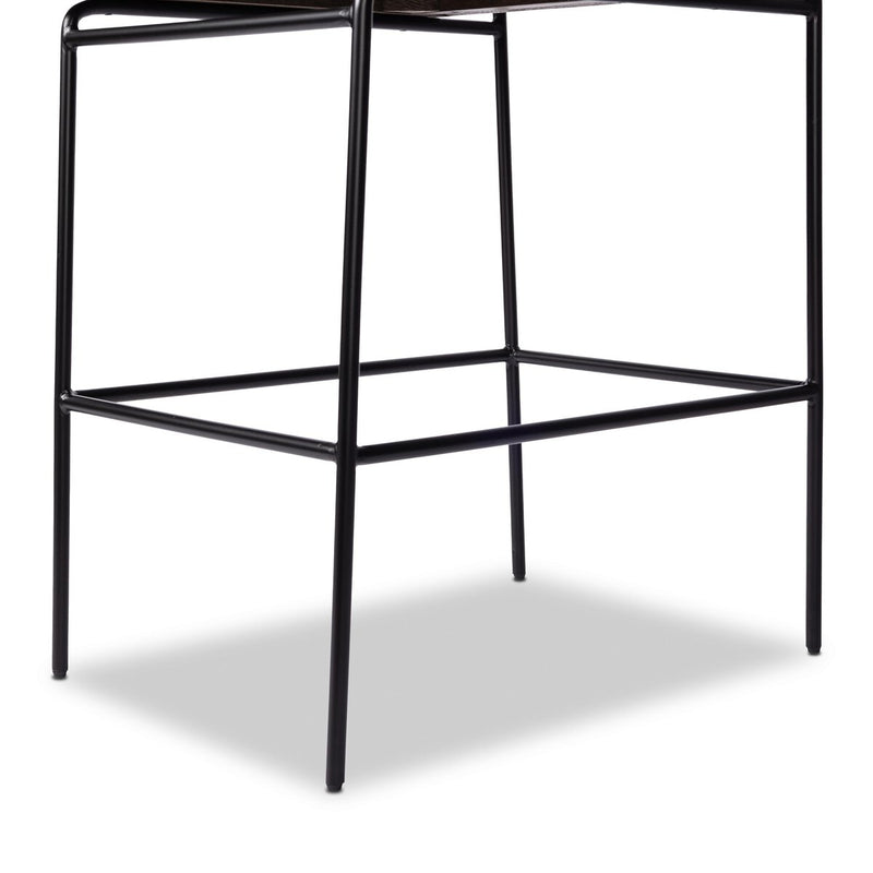 Crete Bar + Counter Stool - Landale Charcoal