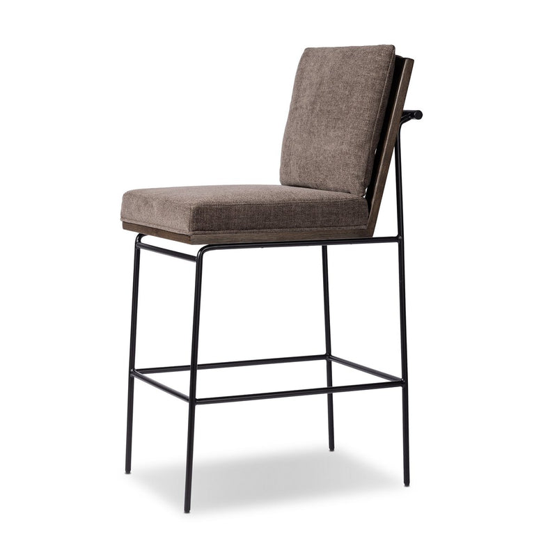Crete Bar + Counter Stool - Landale Charcoal