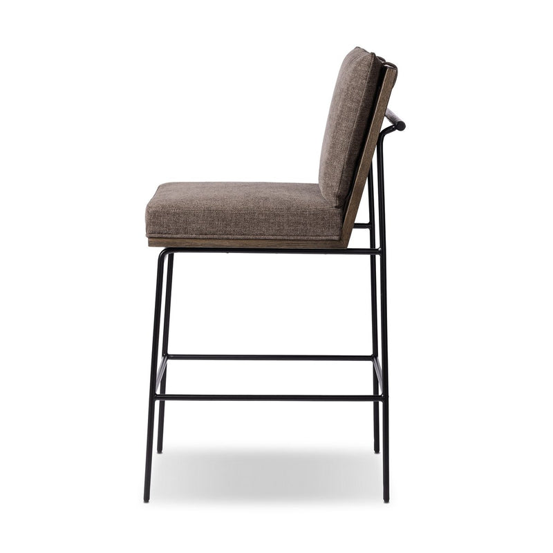 Crete Bar + Counter Stool - Landale Charcoal