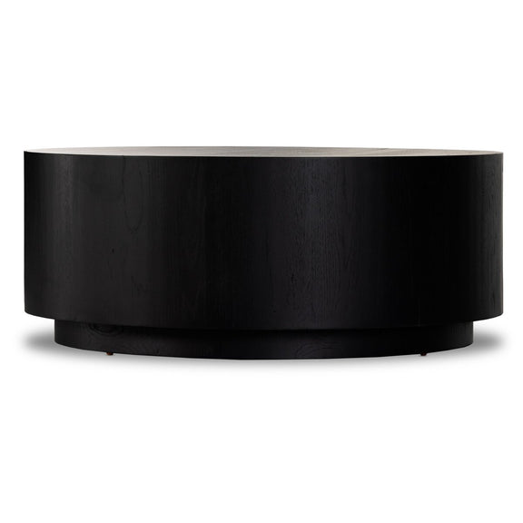 Humphrey Round Coffee Table - Coal On Oak
