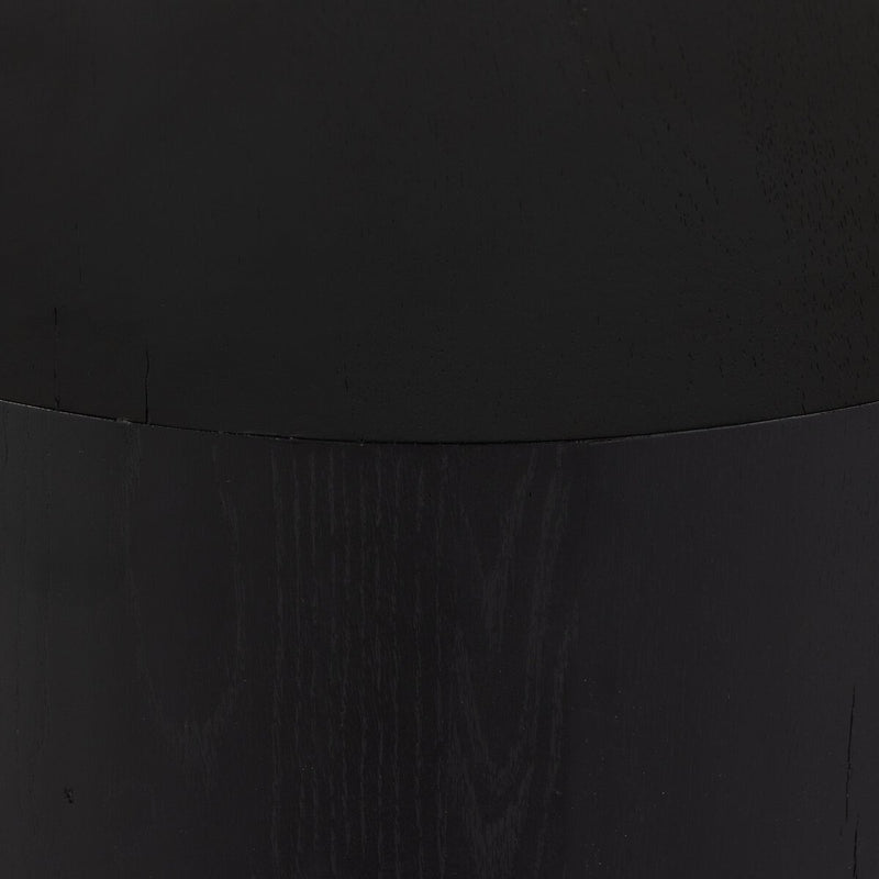 Humphrey Round Coffee Table - Coal On Oak