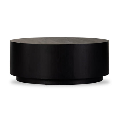 Humphrey Round Coffee Table - Coal On Oak