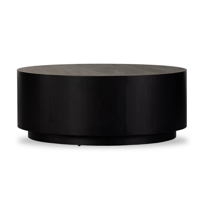 Humphrey Round Coffee Table - Coal On Oak