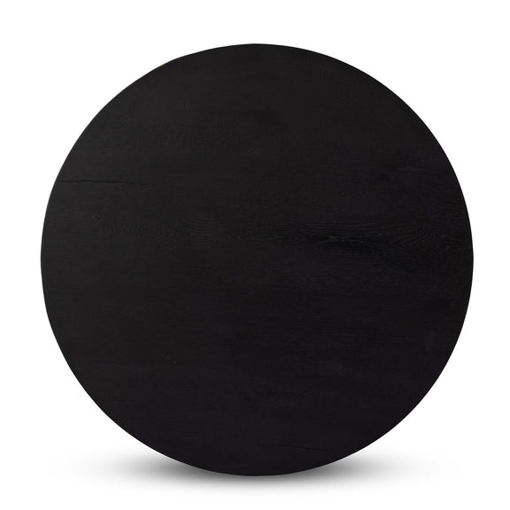 Humphrey Round Coffee Table - Coal On Oak