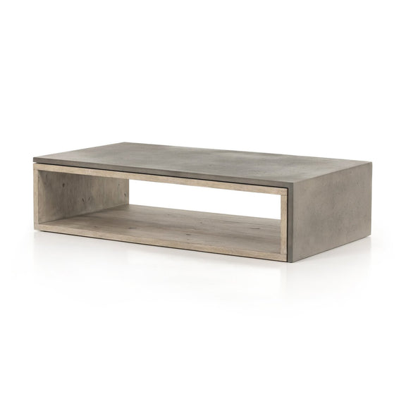 Faro Coffee Table - Dark Grey Concrete