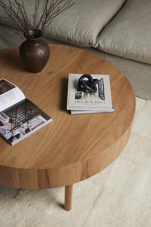 Atmore Coffee Table - Natural Acacia Veneer