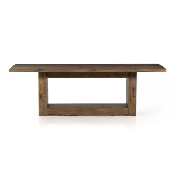 Perrin Dining Table 93" - Rustic Fawn Veneer