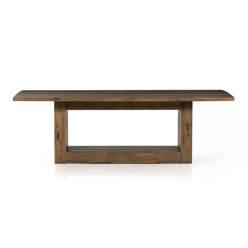 Perrin Dining Table 93" - Rustic Fawn Veneer