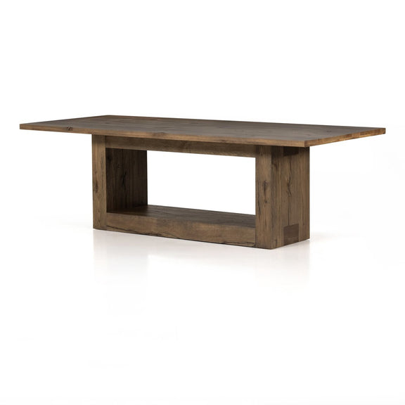 Perrin Dining Table 93" - Rustic Fawn Veneer