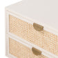 Luella Nightstand - Matte Alabaster