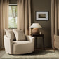 Chloe Swivel Chair - Crypton Nomad Snow