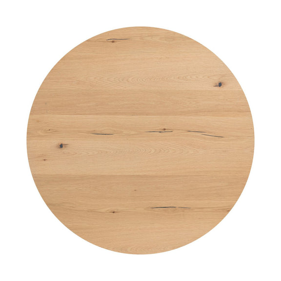 Eaton Drum Coffee Table - Light Oak Resin