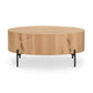 Eaton Drum Coffee Table - Light Oak Resin