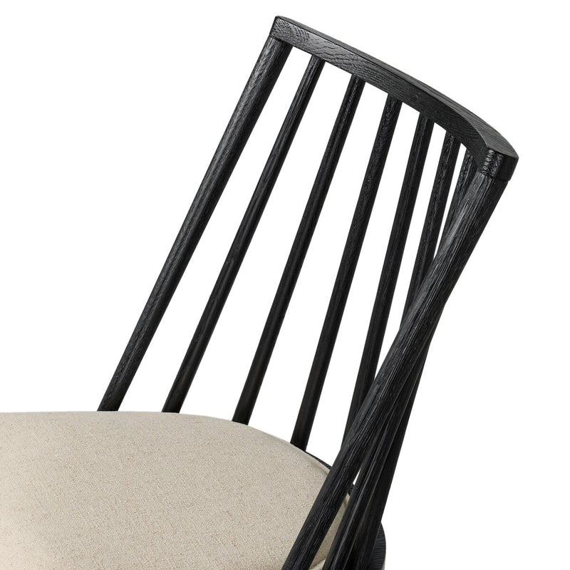 Lewis Windsor Chair - Black Oak