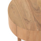 Atmore End Table - Natural Acacia Veneer