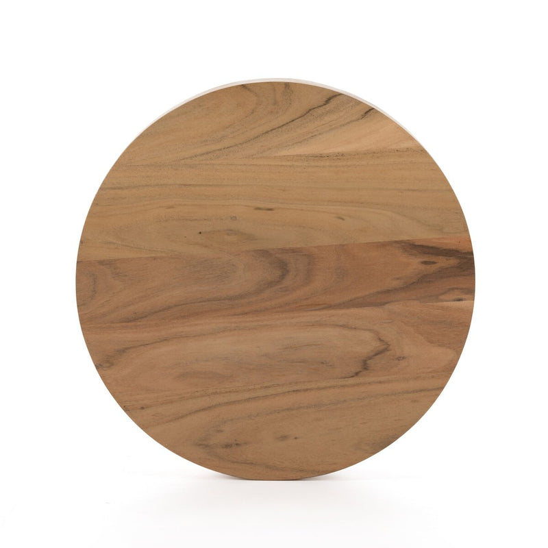 Atmore End Table - Natural Acacia Veneer