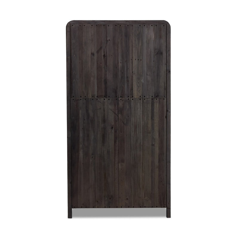 Everson Cabinet - Black Reclaimed