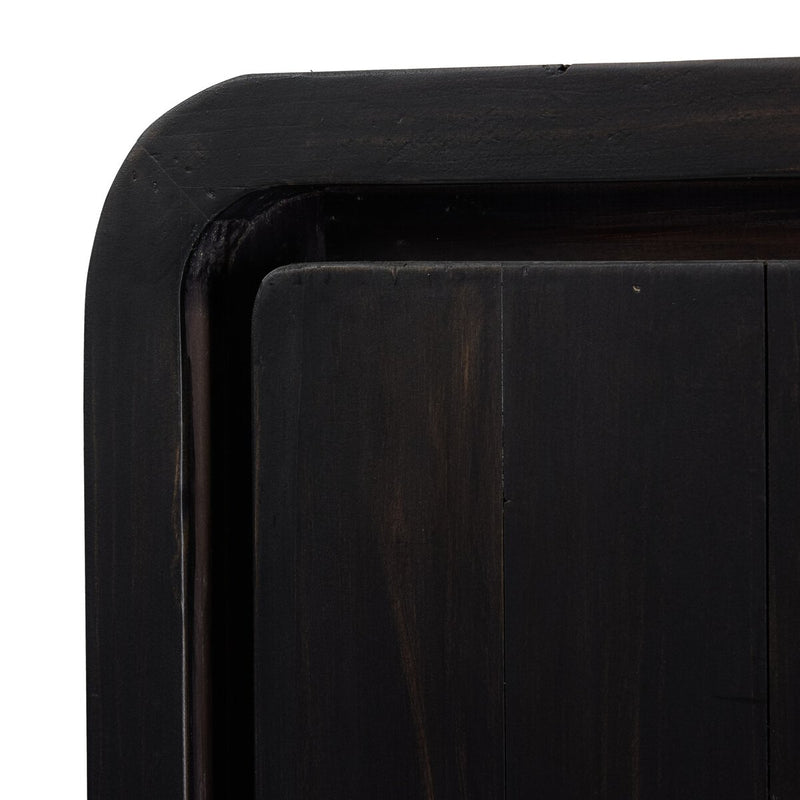 Everson Cabinet - Black Reclaimed