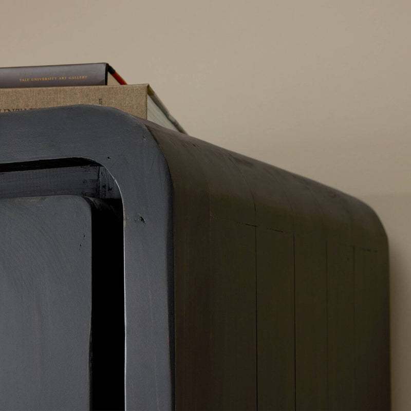Everson Cabinet - Black Reclaimed