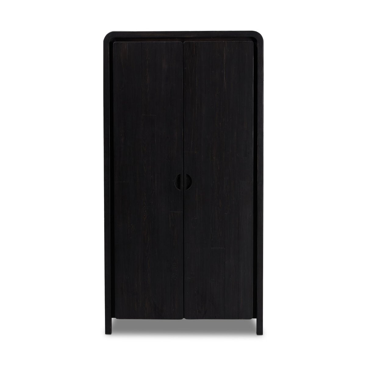 Everson Cabinet - Black Reclaimed