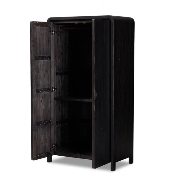 Everson Cabinet - Black Reclaimed