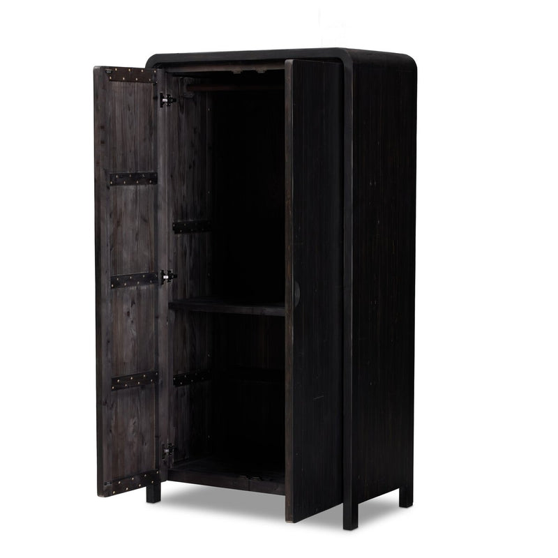 Everson Cabinet - Black Reclaimed