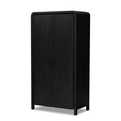 Everson Cabinet - Black Reclaimed