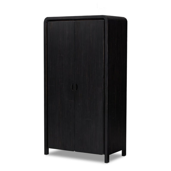 Everson Cabinet - Black Reclaimed