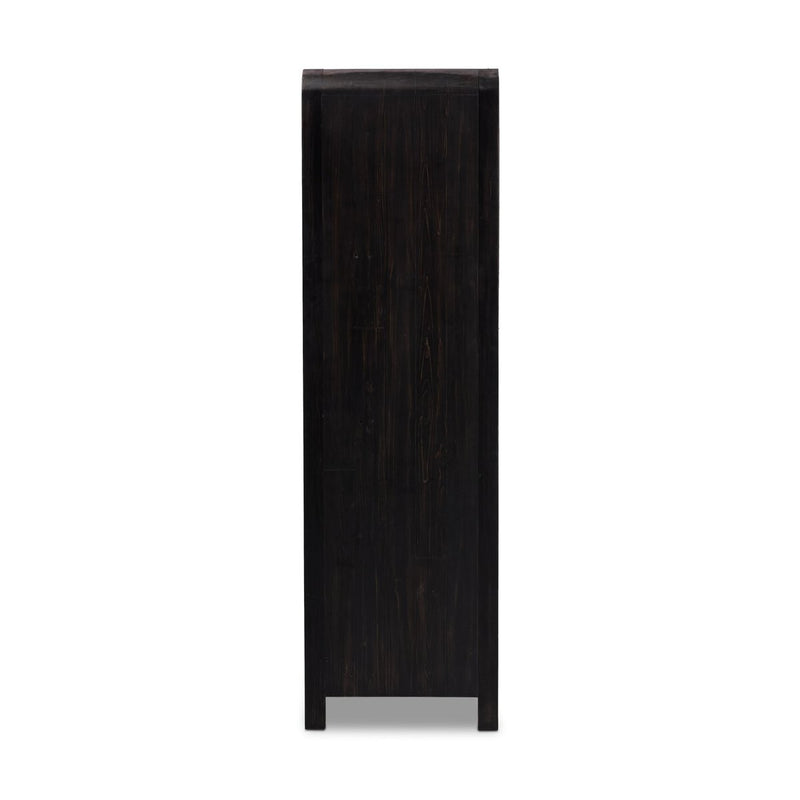 Everson Cabinet - Black Reclaimed
