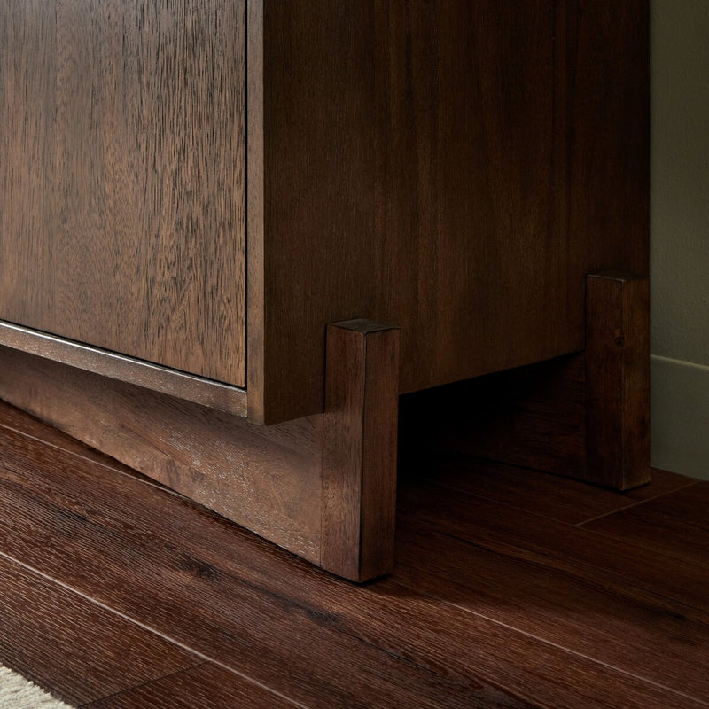 Castillo Media Console - Chestnut Parawood