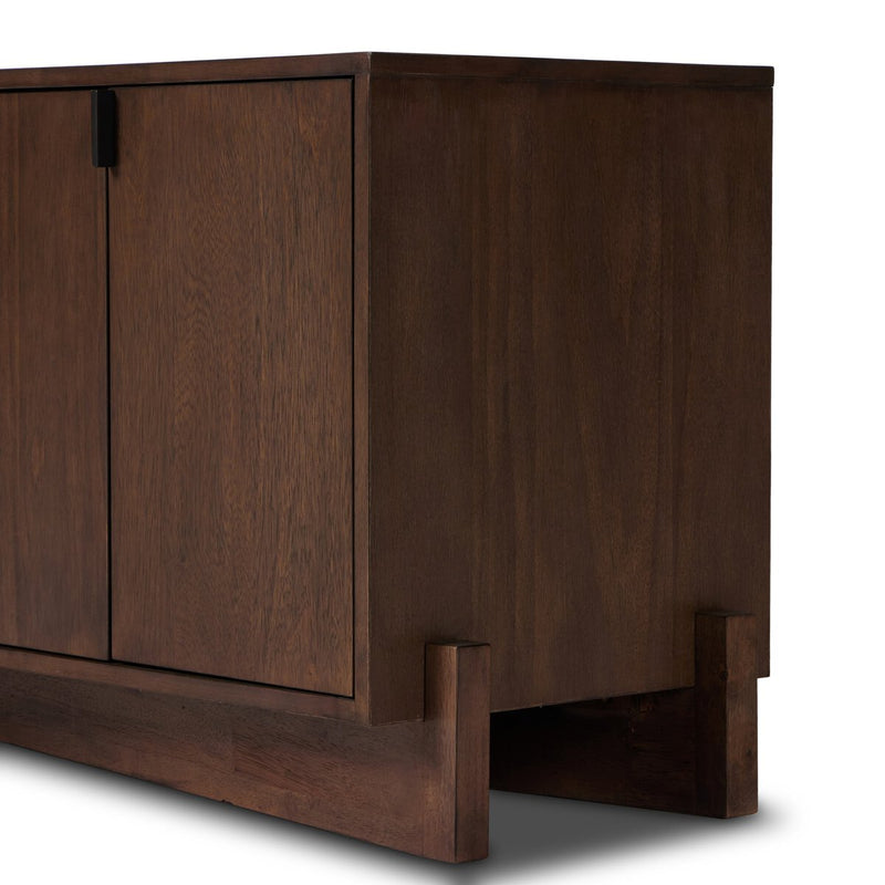 Castillo Media Console - Chestnut Parawood