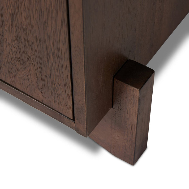 Castillo Media Console - Chestnut Parawood