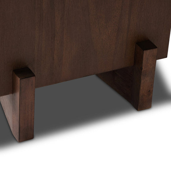 Castillo Media Console - Chestnut Parawood