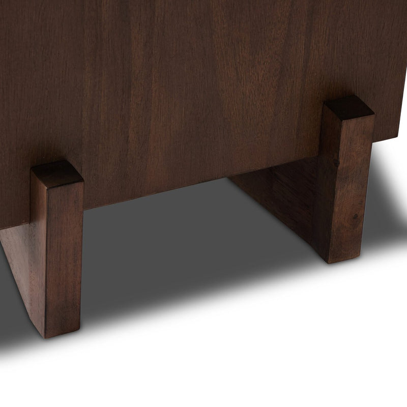 Castillo Media Console - Chestnut Parawood