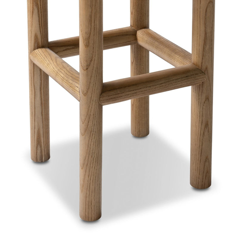 Saldino Bar + Counter Stool - Taupe Shearling