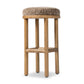 Saldino Bar + Counter Stool - Taupe Shearling