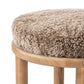 Saldino Bar + Counter Stool - Taupe Shearling