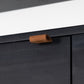Trey Modular Wall Desk With 1 Bookcase - Black