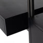 Trey Modular Wall Desk With 1 Bookcase - Black