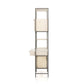 Trey Modular Wall Desk With 1 Bookcase - Dove Poplar